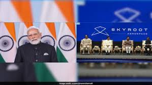 ಭಾರತದ ಅತಿದೊಡ್ಡ ಖಾಸಗಿ ರಾಕೆಟ್ ನನ್ನು ಪ್ರಧಾನಿ ಮೋದಿ ಸ್ಕೈರೂಟ್ನ ವಿಕ್ರಮ್-I ಅನ್ನು ಅನಾವರಣಗೊಳಿಸಿದರು 2